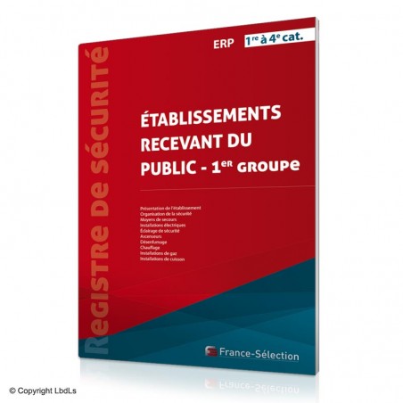 Registre De S Curit Erp Pour Les Tablissements Recevant Du Public