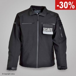 Softshell SECURITE noir  POLAIRE - SOFTSHELL - BLOUSON - PARKA à 73,00 €