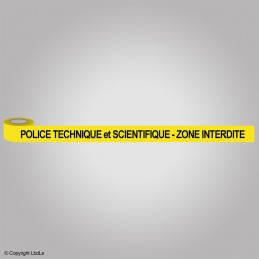 Rubalise POLICE TECHNIQUE ET SCIENTIFIQUE fond jaune  ACCUEIL à 19,00 €