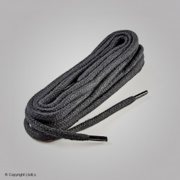 Lacets 220 cm polyester noir (la paire)  ACCUEIL à 2,90 €