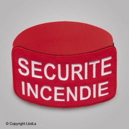 Brassard rouge SECURITE INCENDIE  ÉCUSSONS SSIAP à 9,00 €