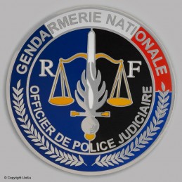 Médaille Gendarmerie Officier de Police Judiciare 45 mm  ACCUEIL à 7,50 €