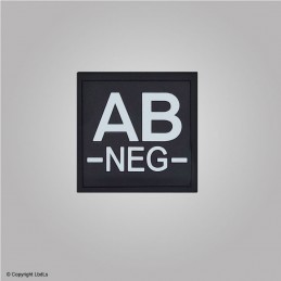 Groupe sanguin AB négatif PVC noir  CATÉGORIES à 2,00 €