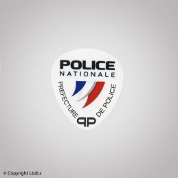 Patch PVC épaule 9 x 8 cm POLICE NATIONALE PP  POLICE à 5,00 €