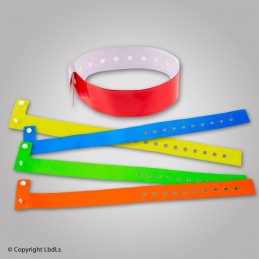 Bracelet de contrôle brillant couleurs vives (par 100)   à 19,00 €