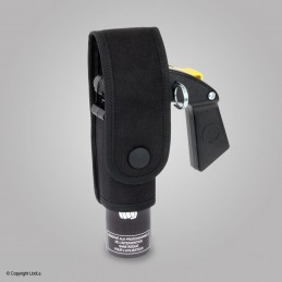 Étui bombe lacrymogène 100 ml Cordura noir - MOLLE et ceinture 50 mm  ACCUEIL à 16,00 €