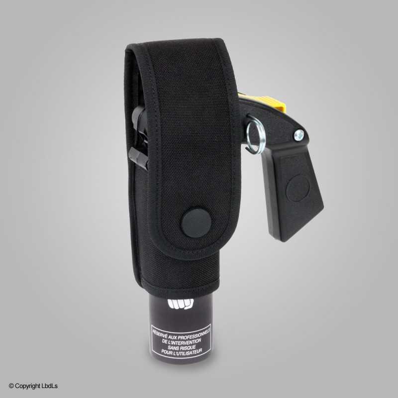 Étui bombe lacrymogène 100 ml Cordura noir - MOLLE et ceinture 50 mm  ACCUEIL à 16,00 €