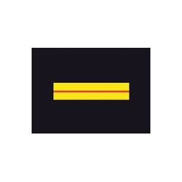 Grade pour porte carte Brigadier Police Nationale (jaune l.rouge)  GRADES ET FOURREAUX à 1,00 €