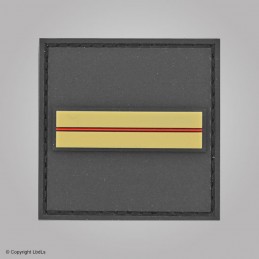 Grade de poitrine PVC Brigadier (jaune liseré rouge)  GRADES ET FOURREAUX à 3,60 €