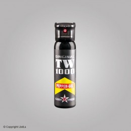 Bombe lacrymogène gel poivre TW1000 Pepper-Gel 100 ml capuchon de sécurité - Portée 4 à 5 m TW 1000 ACCUEIL à 36,20 €