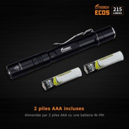 Fitorch EC05 - 215 Lumens - 13 cm - 2 piles AAA inclues FITORCH LAMPES FITORCH à 33,00 €