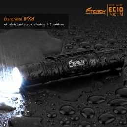 Fitorch EC10 - 700 Lumens - 10 cm - 1 accus 14500 USB inclu FITORCH LAMPES FITORCH à 49,00 €