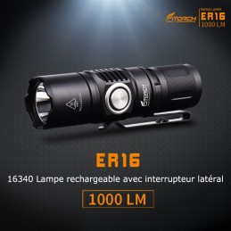 Fitorch ER16 - 1000 lumens - 1 accu 16340 FITORCH LAMPES FITORCH à 59,95 €