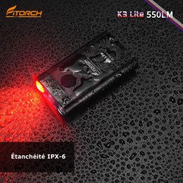 Fitorch K3 Lite noir - 550 LM - 3 LED FITORCH LAMPES FITORCH à 27,95 €
