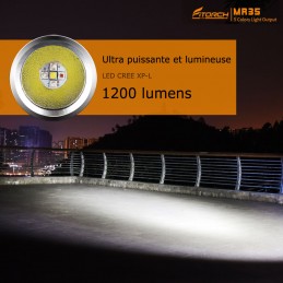 Fitorch MR35 - 1200 Lumens - 1 accu 18650 FITORCH LAMPES à 98,00 €