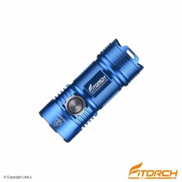 Fitorch P25 bleue - 3000 Lumens - 8,55 cm - 1 accus 26350 USB inclu FITORCH LAMPES FITORCH à 62,65 €