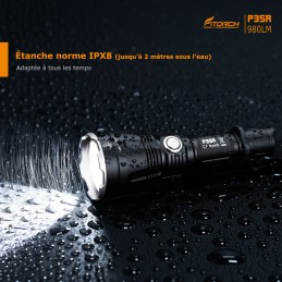 Fitorch P35R - 1200 lumens - 1 accu 18650 FITORCH LAMPES FITORCH à 89,95 €