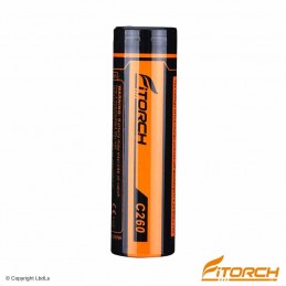 Batterie Fitorch 18650 RC260 - 2600 mAh FITORCH BATTERIES à 8,80 €