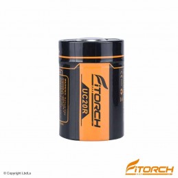 Batterie Fitorch 26350 UC20R - 2000 mAh port USB FITORCH BATTERIES à 10,70 €