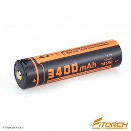 Batterie FITORCH 18650 UC34R - 3400 mAh port USB FITORCH BATTERIES à 13,20 €