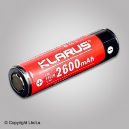 Batterie Klarus rechargeable 18650 2600 mAh KLARUS  à 17,50 €