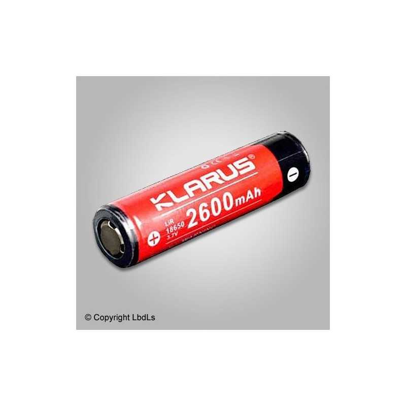 Batterie Klarus rechargeable 18650 2600 mAh KLARUS  à 17,50 €