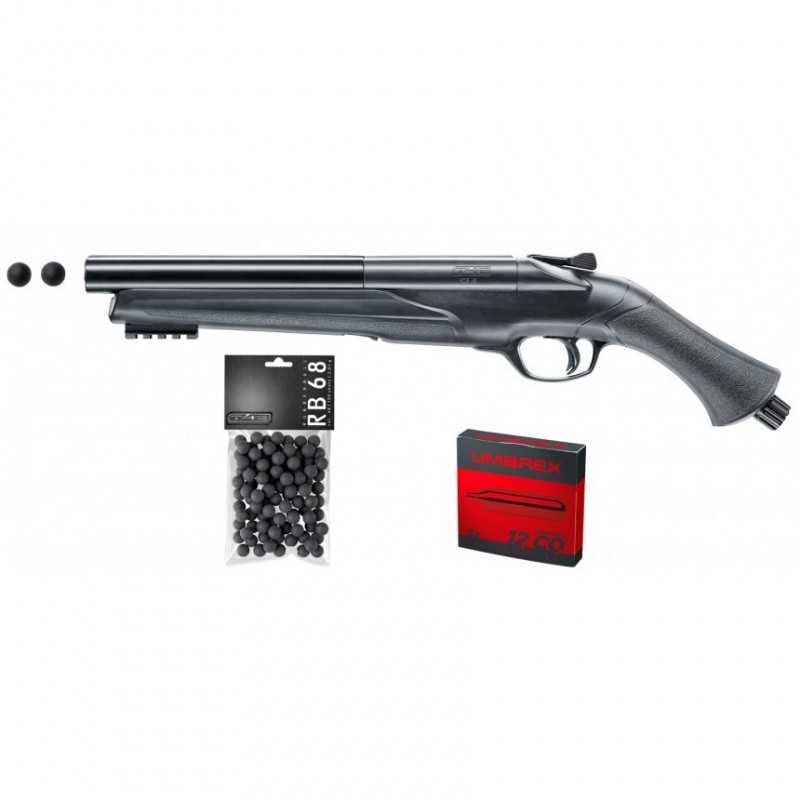 Pack Fusil de défense Walther T4E HDS Cal 0.68+ 5 sparcl+ 100 bbs  CATÉGORIES à 249,00 €
