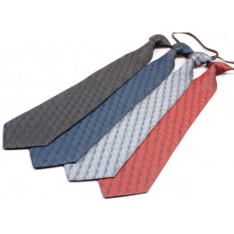 Cravate à crochet hexagone bordeaux n°24 (15CC24)  CRAVATE à 13,20 €