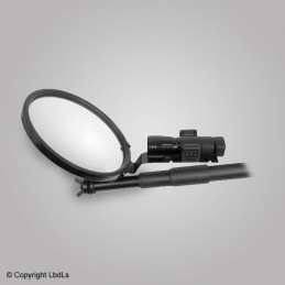 Miroir de contrôle avec lampe ø 16,2 cm long. 45 cm à 1 m   à 130,00 €