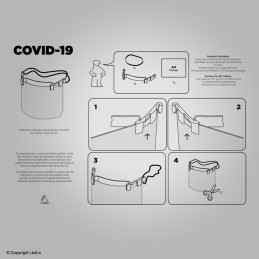 Visière de protection Covid-19  PROTECTIONS COVID-19 à 7,20 €