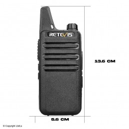 Pack de 4 radios Retevis RT622 rechargeable micro USB  TALKIES WALKIES RETEVIS à 85,99 €