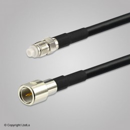 4 M de cable coaxial