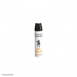 Bombe lacrymogène Samouraï gel poivre 75 ml  BOMBES LACRYMOGÈNES à 10,00 €