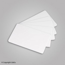 Paquet de 100 badges vierges blancs 86 x 54/0,76 mm (C4001) EVOLIS IMPRIMANTES BADGES à 14,40 €