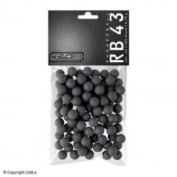 Billes caoutchouc cal.43 pour pistolet à balles caoutchouc T4E Umarex - Sachet de 100  Balles caoutchouc à 14,95 €