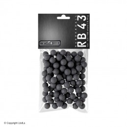 Billes caoutchouc cal.43 pour pistolet à balles caoutchouc T4E Umarex - Sachet de 100  Balles caoutchouc à 14,95 €