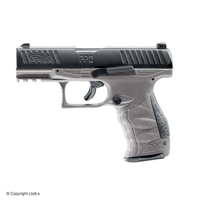 Pistolet à balles caoutchouc Walther PPQ M2 T4E Tungsten cal.43 4 J  Pistolet à balles caoutchouc à 239,00 €