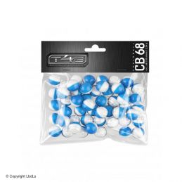 Billes craie blanche cal.68 pour pistolet à balles caoutchouc T4E - Sachet de 50  Balles caoutchouc à 39,90 €