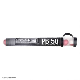 Billes poivre cal.50 pour pistolet à balles caoutchouc T4E - Tube de 10  DÉFENSE à 29,95 €