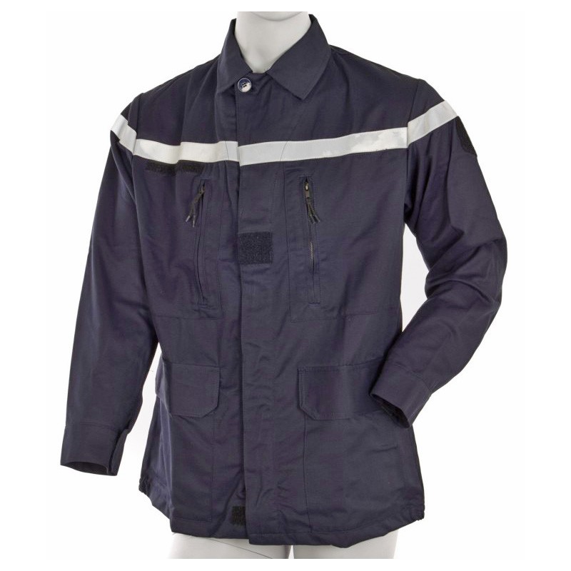 Veste SPF1 EN11612 marine bande rétro poitrine 128-136L ACCUEIL à 119,99 € Veste SPF1 EN11612 marine bande rétro poitrine 128-136L ACCUEIL à 119,99 €