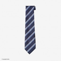 Cravate à crochet marine à rayures  CRAVATE à 13,99 €