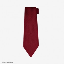 Cravate à crochet bordeaux rayé  CRAVATE à 13,99 €