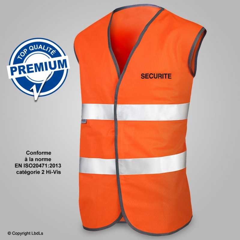 Gilet de sécurité RefleXWear de Degil Safety, orange fluo, taille unique,  fermeture autoaggripante 7825301RET