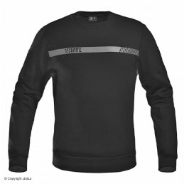 Sweat-shirt Sécu-One SECURITE noir bande grise  SWEATS à 32,00 €