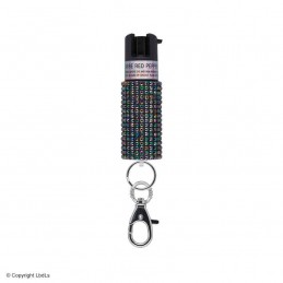 Bombe lacrymogène porte-clés à strass Sabre Red 16 ml - Portée 4 m  BOMBES LACRYMOGÈNE DE POCHE à 19,80 €