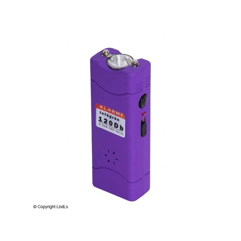 Shocker AKIS mini violet 5 millions volt + alarme  TASERS à 31,99 €
