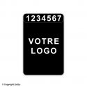 Carte PVC pour NUB et logo conforme décret READY 24