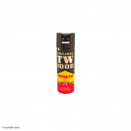Bombe lacrymogène gaz au poivre TW1000 Pepper-Fog 63 ml  BOMBES LACRYMOGÈNES 63-75 ML à 11,35 €