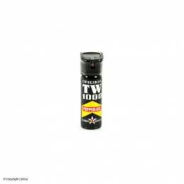 Bombe lacrymogène gel poivre TW1000 Pepper-Gel 63 ml - Portée 4 à 5 m  BOMBES LACRYMOGÈNES 63-75 ML à 24,40 €