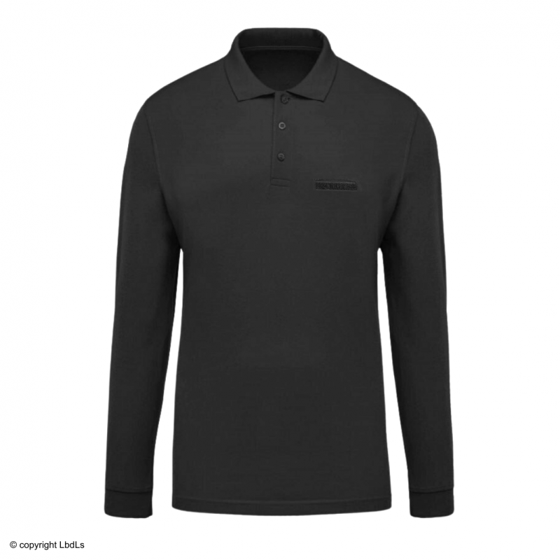 Polo FIRST manches longues noir SÉCURITÉ PRIVÉE Ready 24  READY 24 à 22,20 €